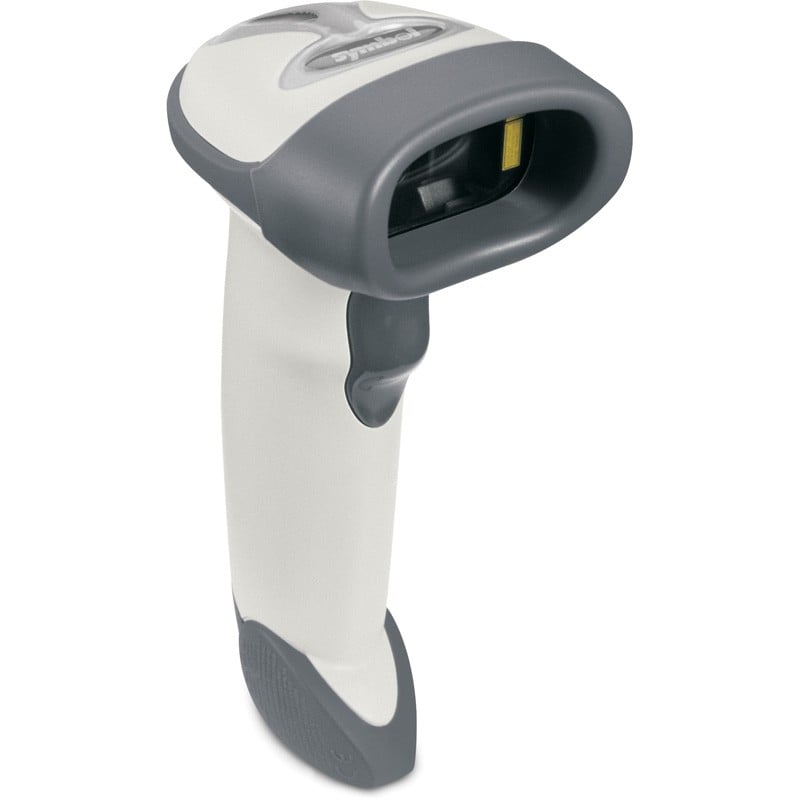 Scanner de codes-barres laser Zebra LS2208 blanc USB
