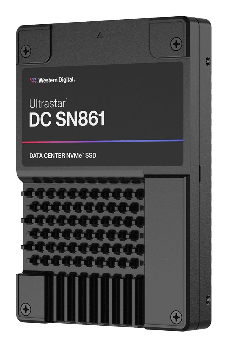 SANDISK Ultrastar DC SN861 NVMe SSD 7.68To PCIe Gen5x4 U.2 ISE