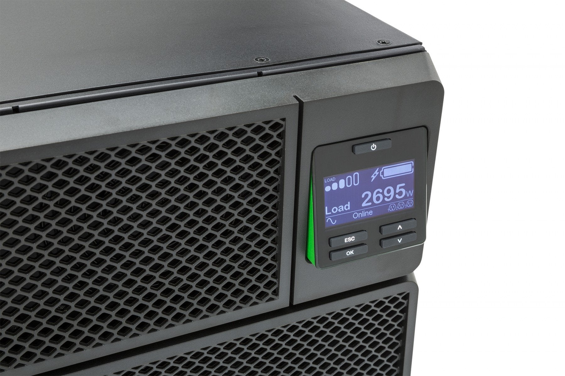 APC Smart-UPS SRT 6000VA RM UPS rack-mountable AC 230V 6000Watt 6000VA Ethernet 10/100 USB output connectors 13 4U Black