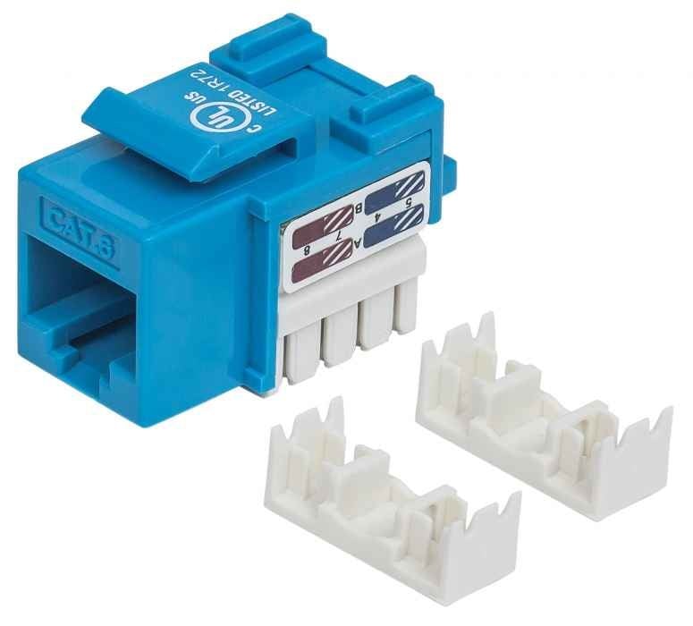 Intellinet 210737 Module keystone C6 UTP bleu