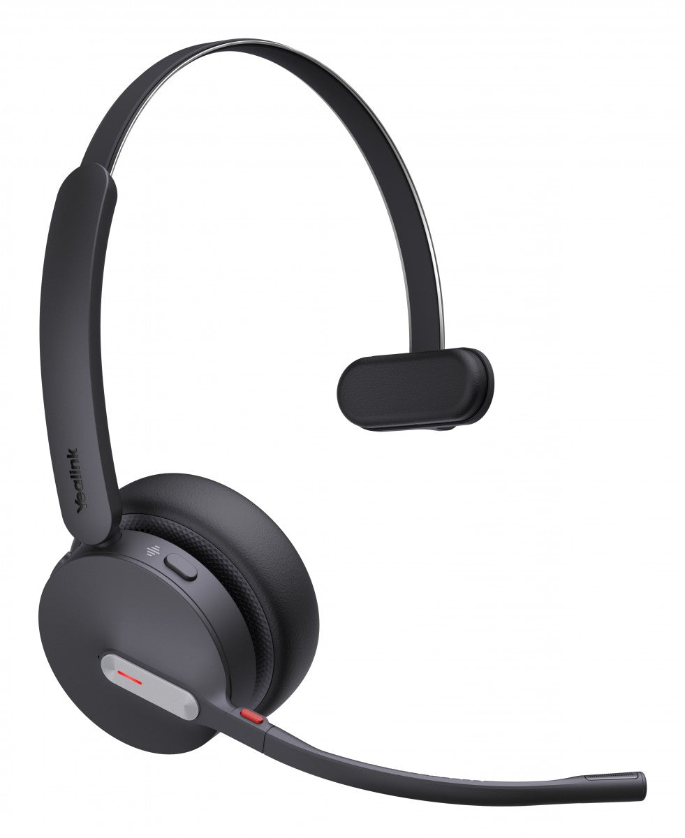 Yealink BH70 Mono with Stand Teams Casque Sans fil Arceau Bureau/Centre d'appels USB Type-A Bluetooth Socle de chargement Noir