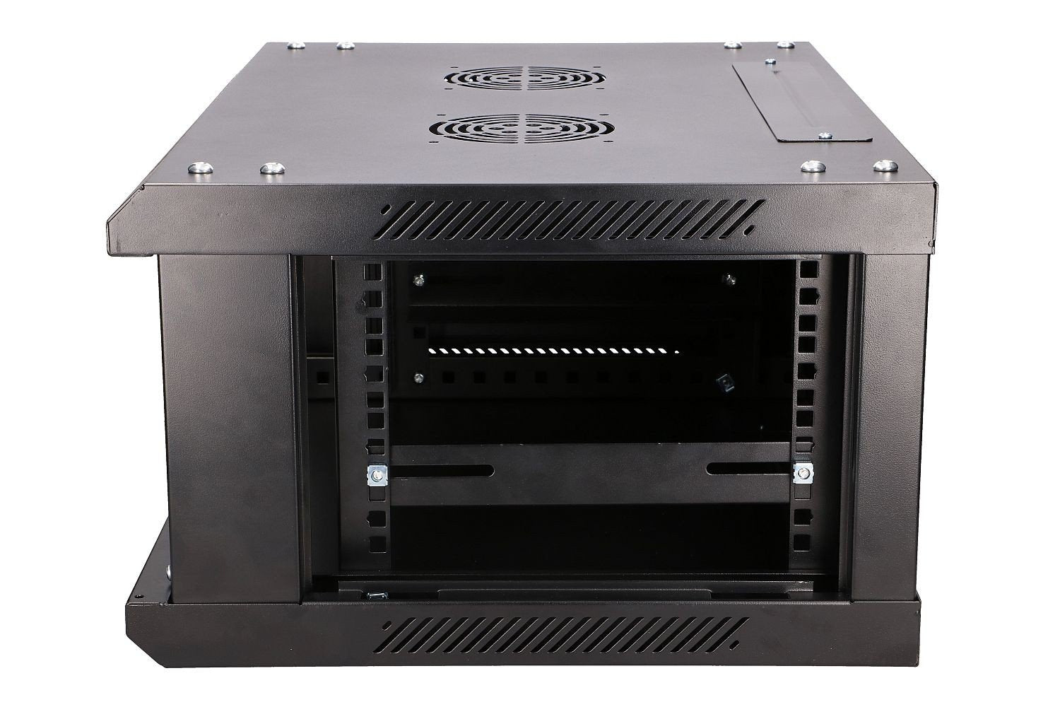 Extralink 4U 600X450 WALL-MOUNTED RACKMOUNT CABINET BLACK Rack monté sur le mur Noir