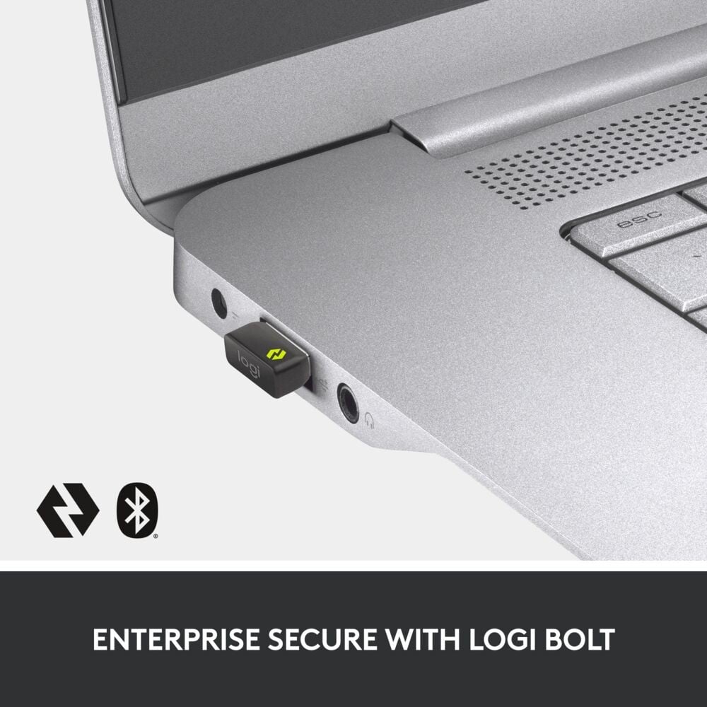 Logitech MX Keys Combo For Business Gen 2 clavier Souris incluse Bureau RF sans fil + Bluetooth QWERTZ Allemand Graphite