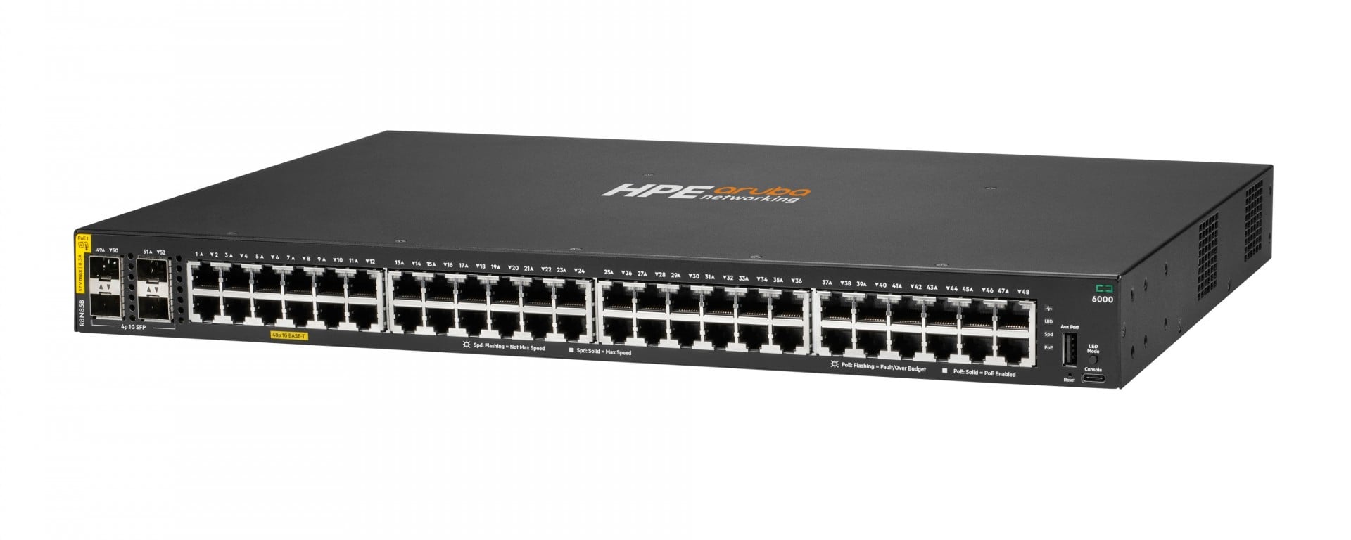 HPE Aruba Nwking CX 6000 48p