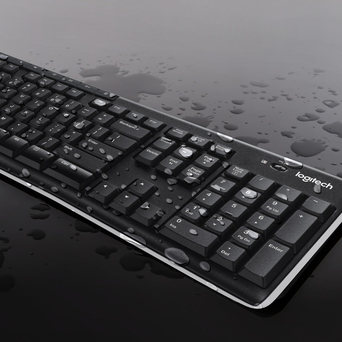 Logitech MK270 clavier Souris incluse Maison RF sans fil QWERTY US International Noir