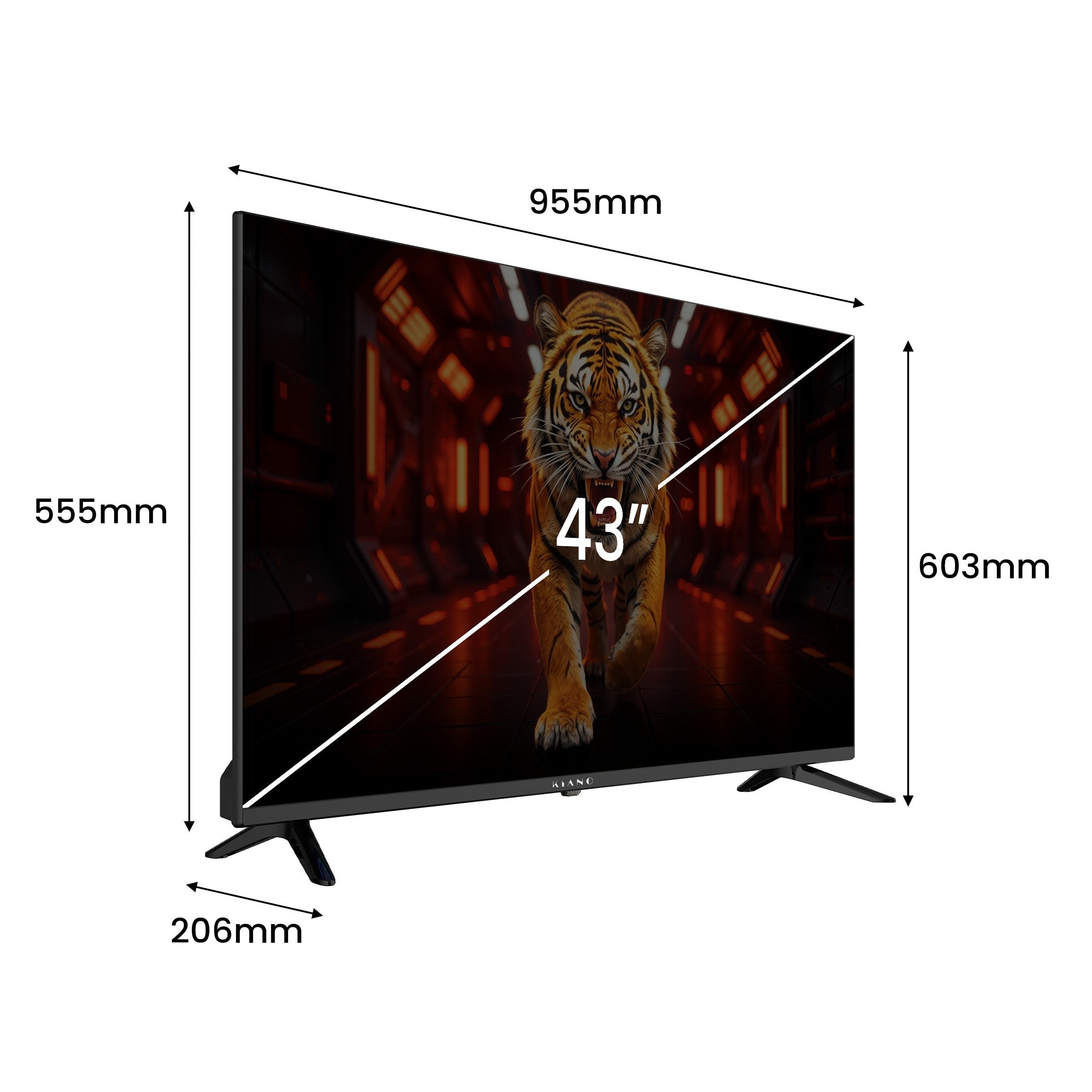 "Kiano Elegance TVTL43 Tizen OS Powered by Samsung LED 43"" FHD"