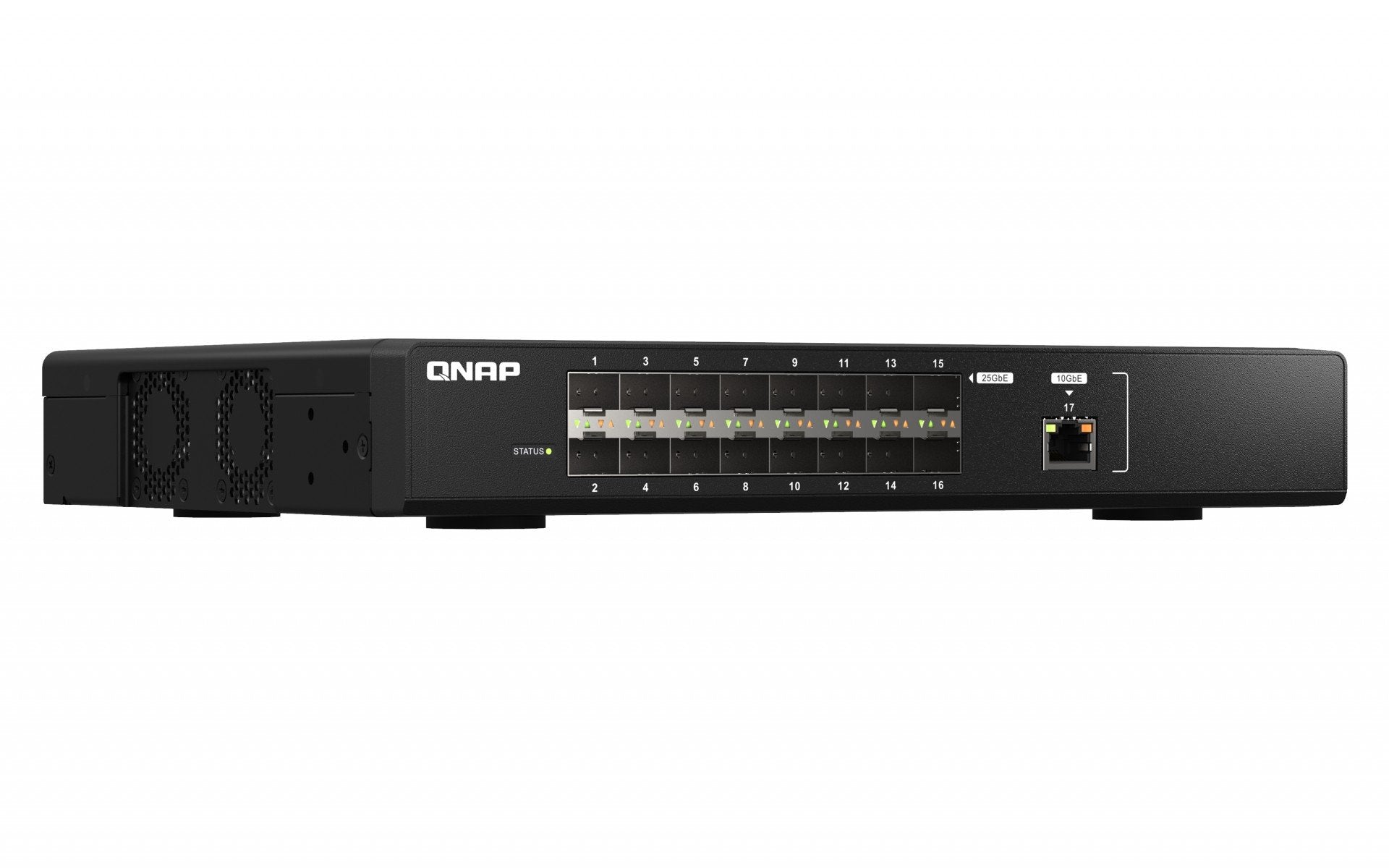 1x10GbE RJ45 16xGbE SFP28 web mgd sw RM