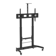 "Techly ICA-TR45 Support TV mobile 52-110"" jusqu'a 120kg avec réglage de hauteur fluide"