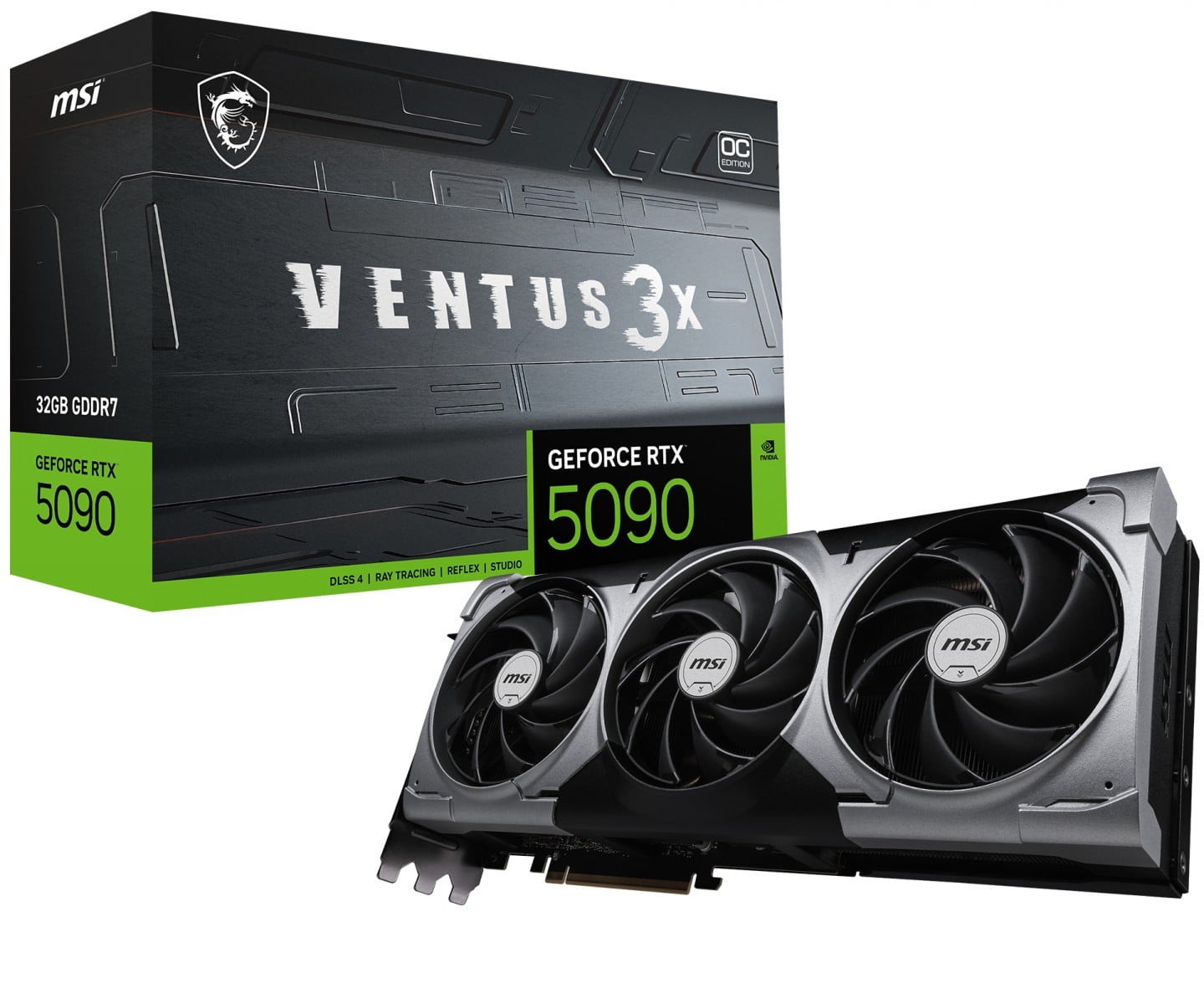 MSI GeForce RTX 5090 Ventus 3X OC 32GB GDDR7 DLSS4