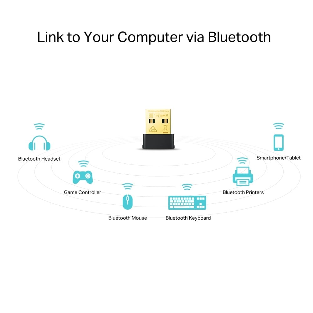 TP-LINK AC600 Nano Dual Band Wi-Fi Bluetooth 4.2 USB Adapter