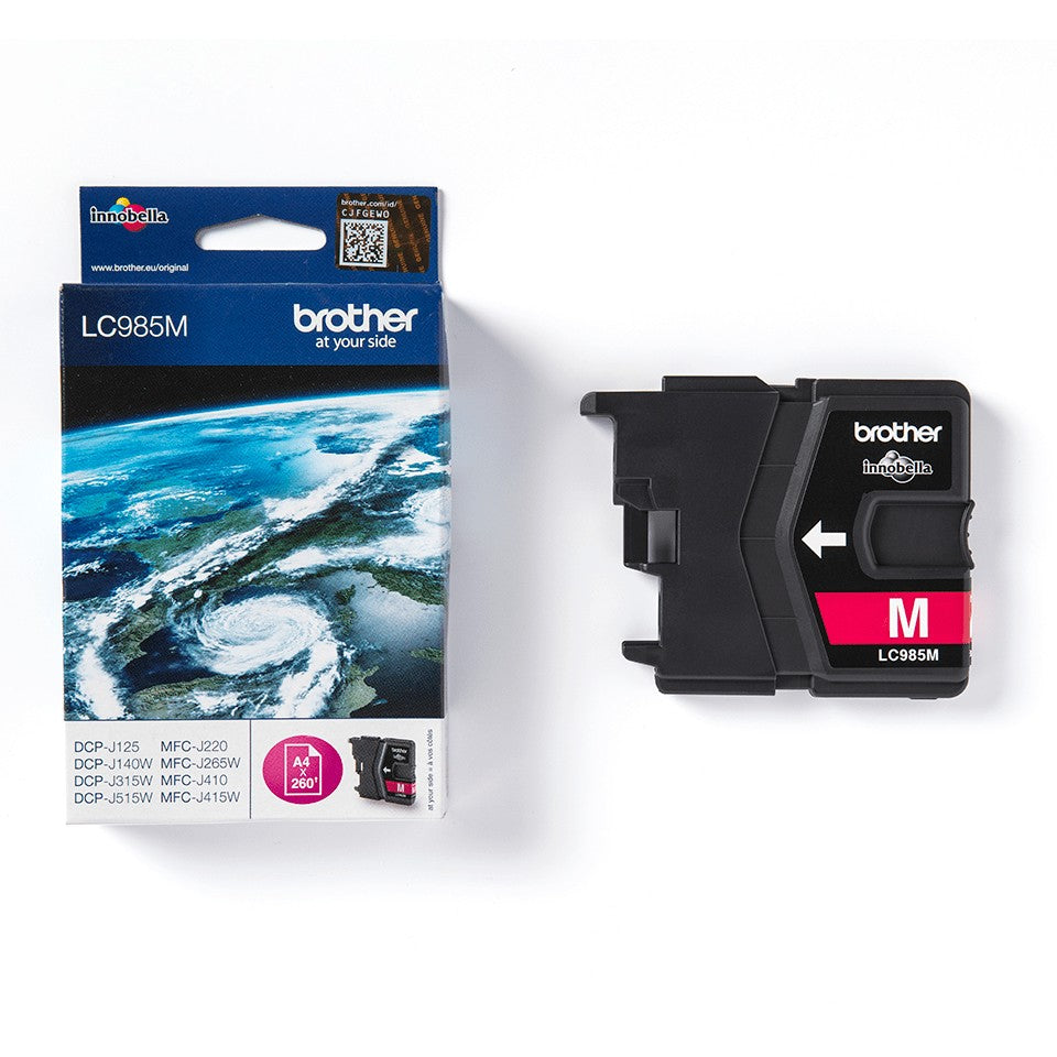 BROTHER LC-985 cartouche dencre magenta capacité standard 260 pages pack de 1