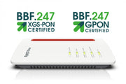 FRITZ!Box 5530 (WITH SFP XGSPON) routeur sans fil Gigabit Ethernet Bi-bande (2,4 GHz / 5 GHz) Blanc