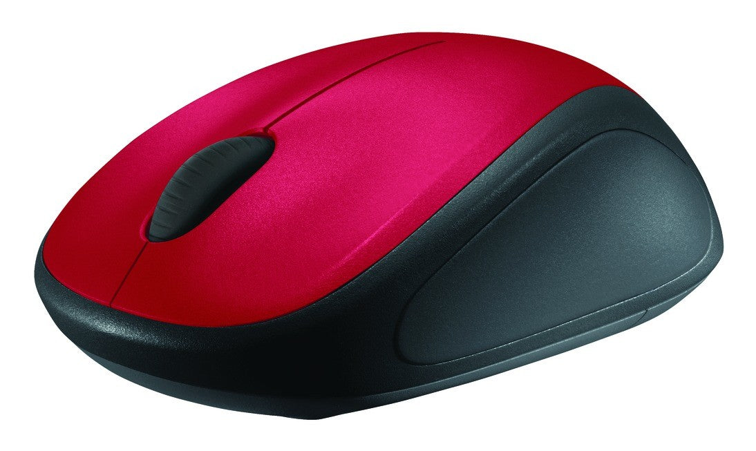 LOGITECH M235 Mouse optical wireless 2.4 GHz USB wireless receiver red