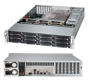 Supermicro CSE-826BAC12-R1K23LPB unité centrale Support Noir 1200 W