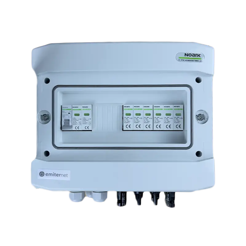 EMITER EM-1354N_DCAC Rozdzielnica DCAC, IP65, SPD DC Noark 1000V type 2, 2 x chaîne PV, 2 x MPPT, SPD Noark type 2, 10A 1-F