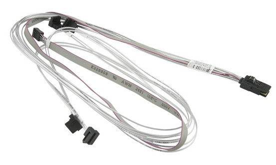 Supermicro CBL-0388L-01 câble interne MiniSAS vers 4x SATA 0,75/0,75/0,90/0,90m