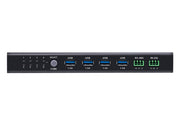ATEN US3384I Switch Indust. 4 ports USB 3.2 partagés pour 8