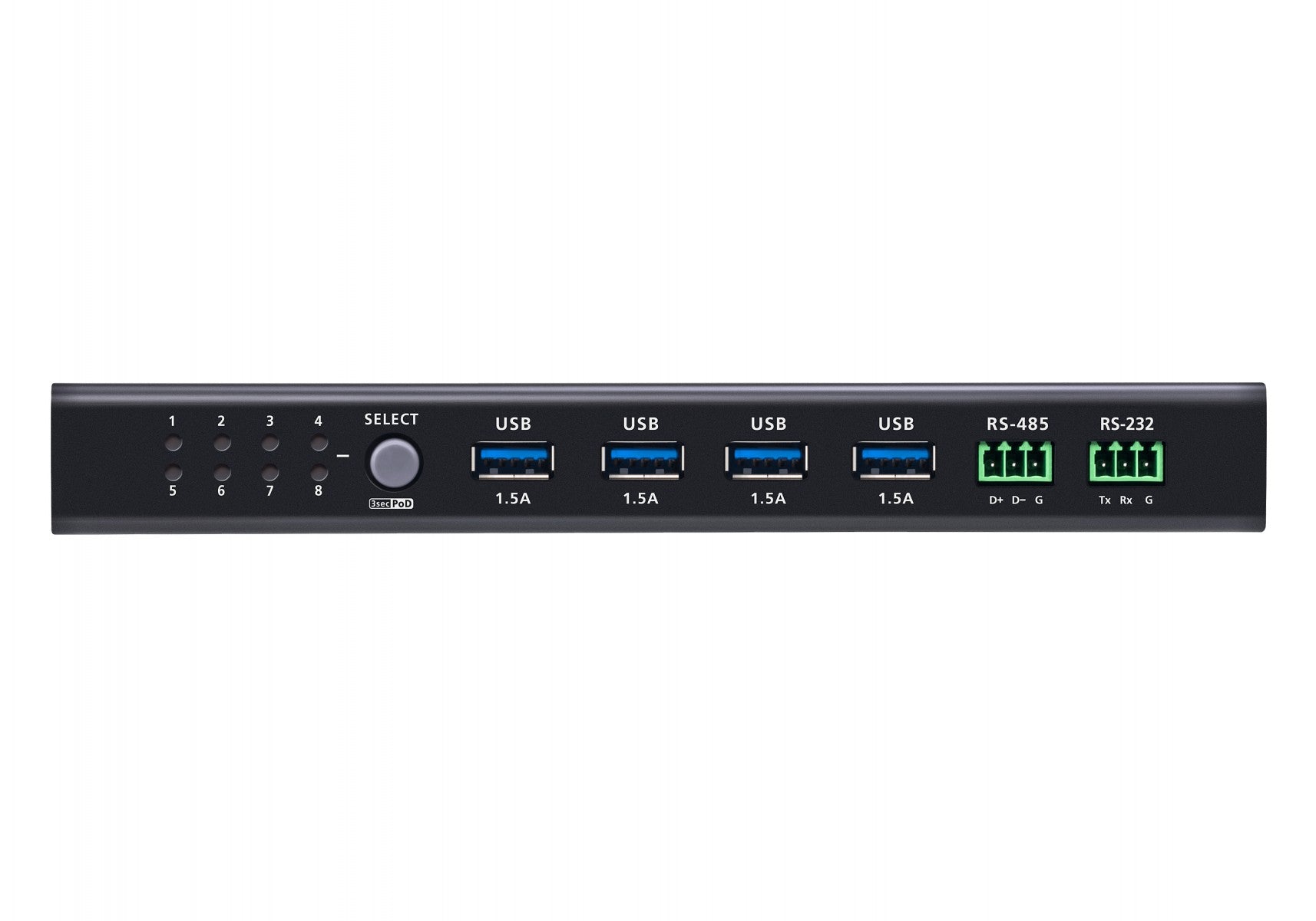 ATEN US3384I Switch Indust. 4 ports USB 3.2 partagés pour 8