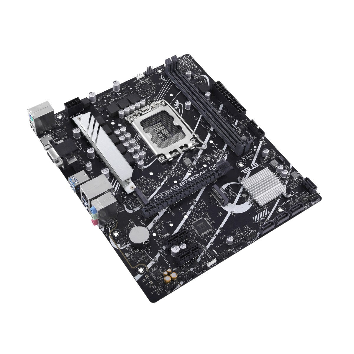 ASUS PRIME B760M-K D4 LGA1700 microATX MB 2xDDR4 4xSATA 2xM.2 1xD-Sub 1xHDMI 2.0