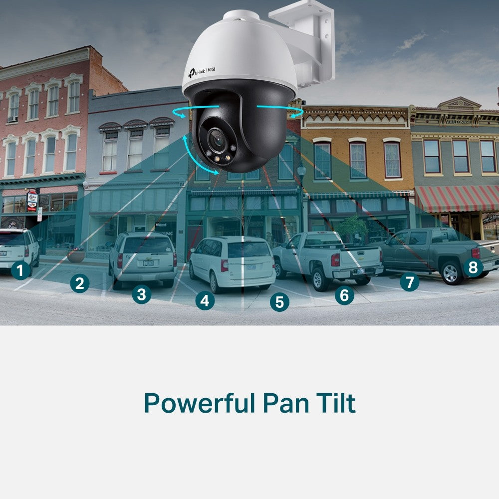 TP-LINK VIGI C540 4MM 4MP Full-Color Pan/Tilt Network Camera