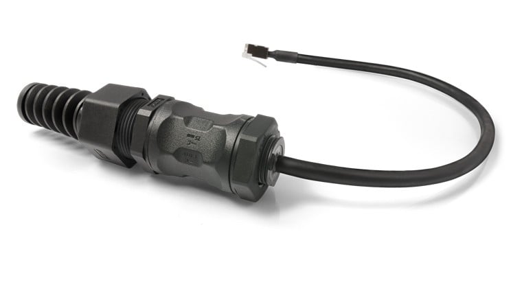 QuWireless QRJ45 câble de réseau Noir 0,16 m