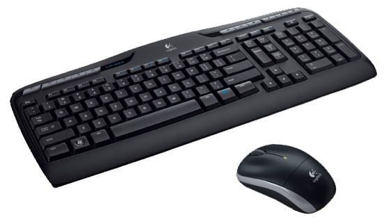 Logitech Wireless Combo MK330 clavier Souris incluse Bureau USB QWERTZ Allemand Noir