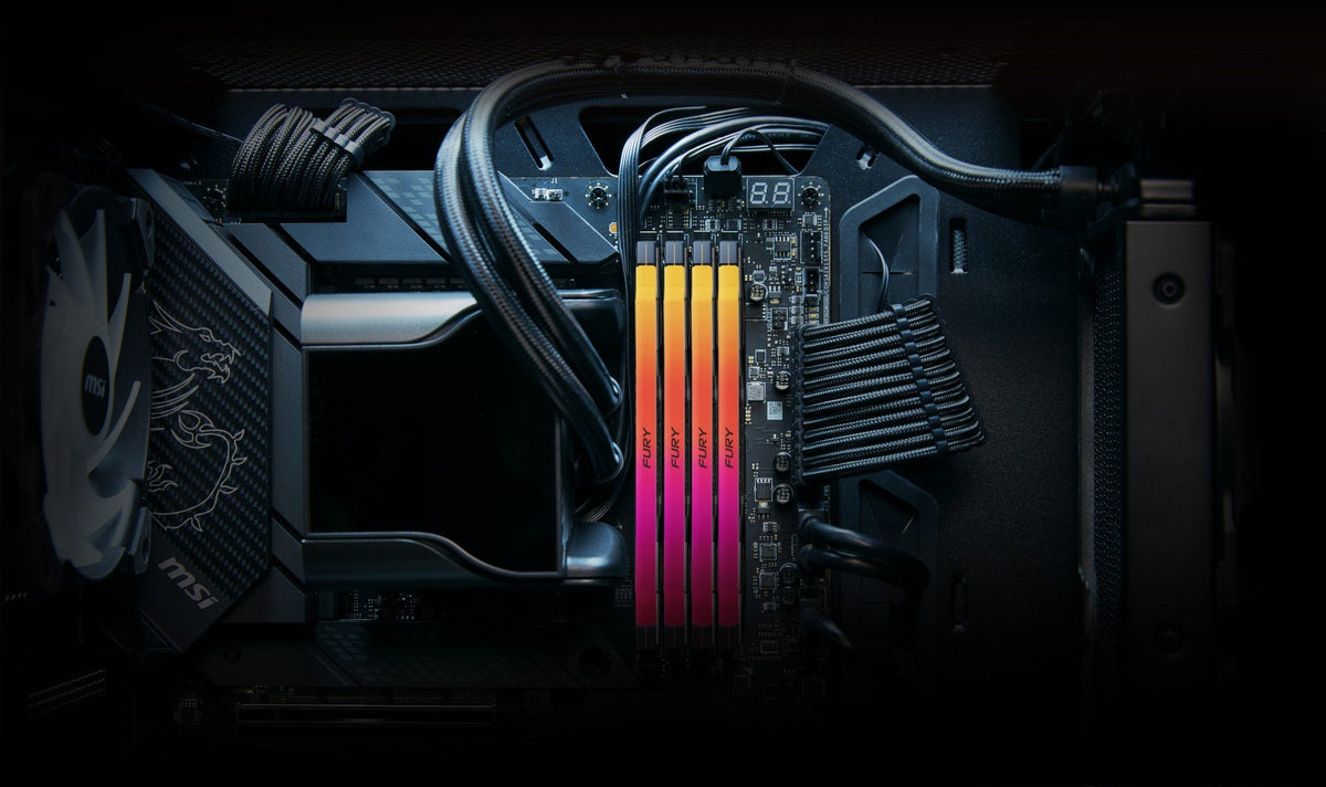 KINGSTON 96Go 6400MT/s DDR5 CL32 DIMM Kit of 2 FURY Renegade RGB XMP