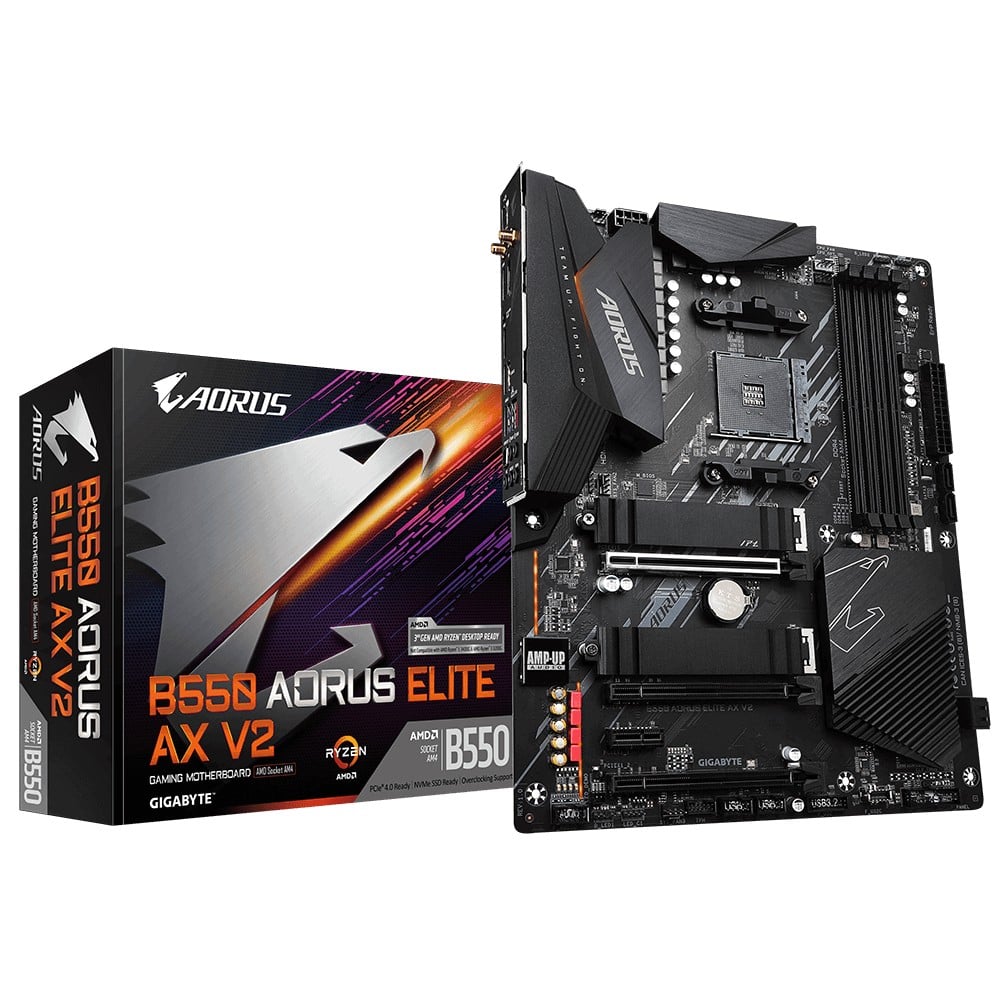 GIGABYTE B550 AORUS ELITE AX V2 carte mere AMD B550 Emplacement AM4 ATX