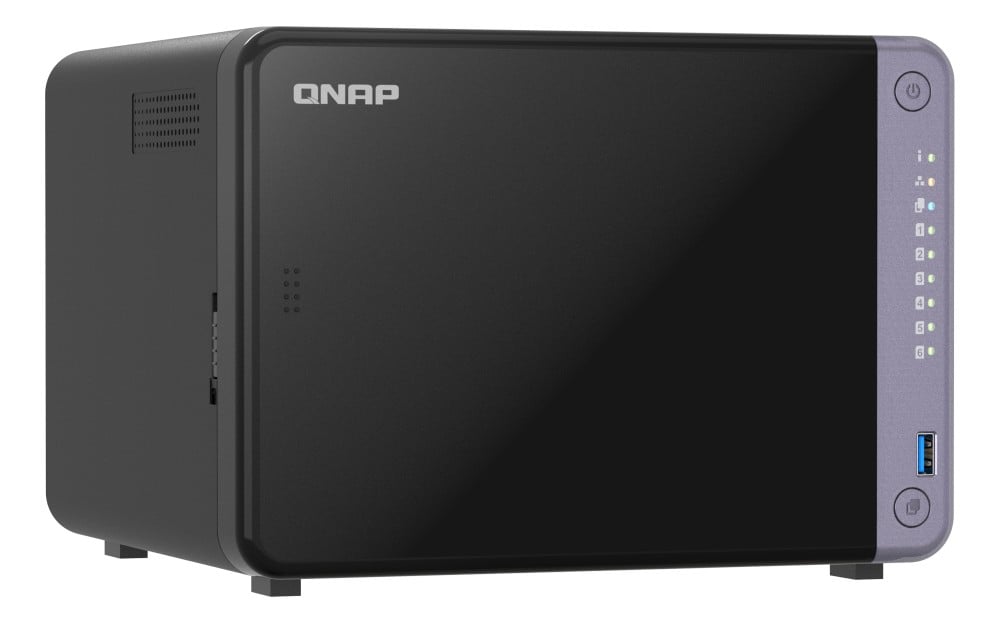 QNAP TS-632X-4G 6-bay NAS AL524 2.0GHz Quad Core 4Go DDR4 SODIMM Max. 16Go 2x10GbE SFP+
