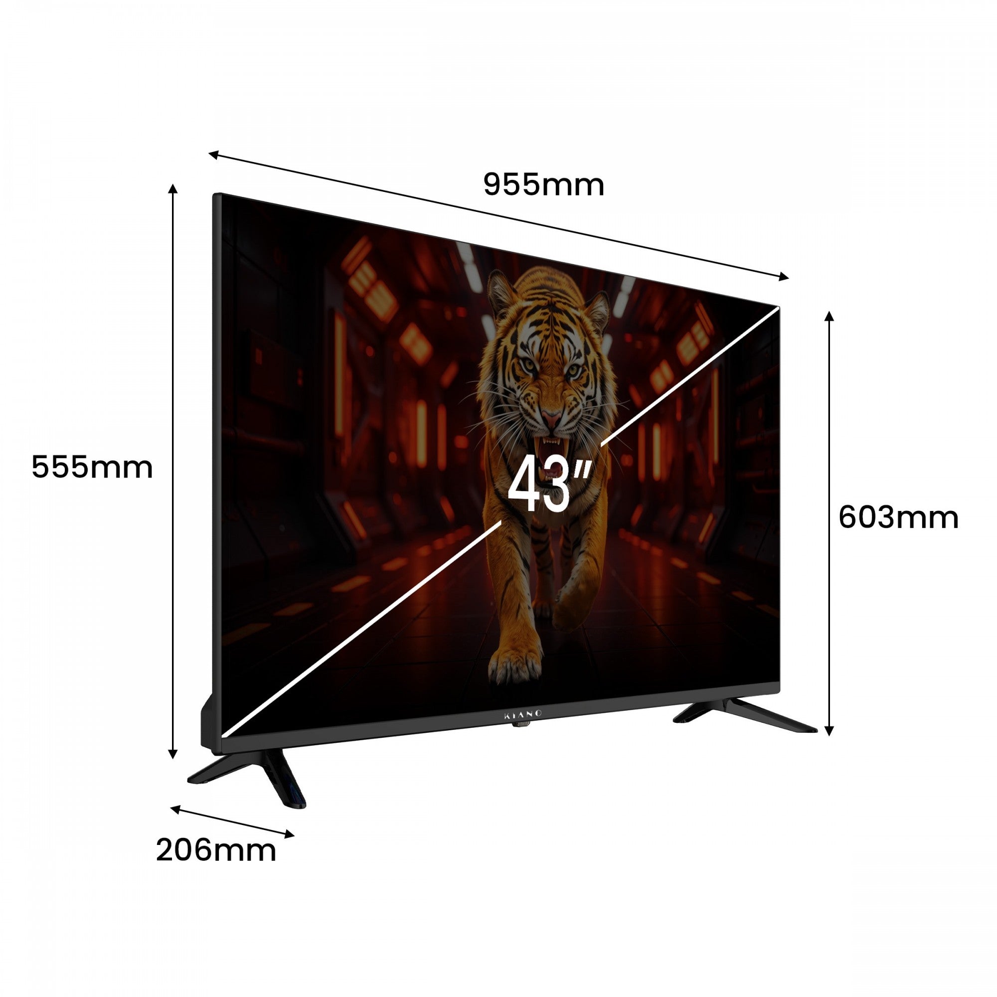 "Kiano Elegance TVTL43 Tizen OS Powered by Samsung LED 43"" FHD"