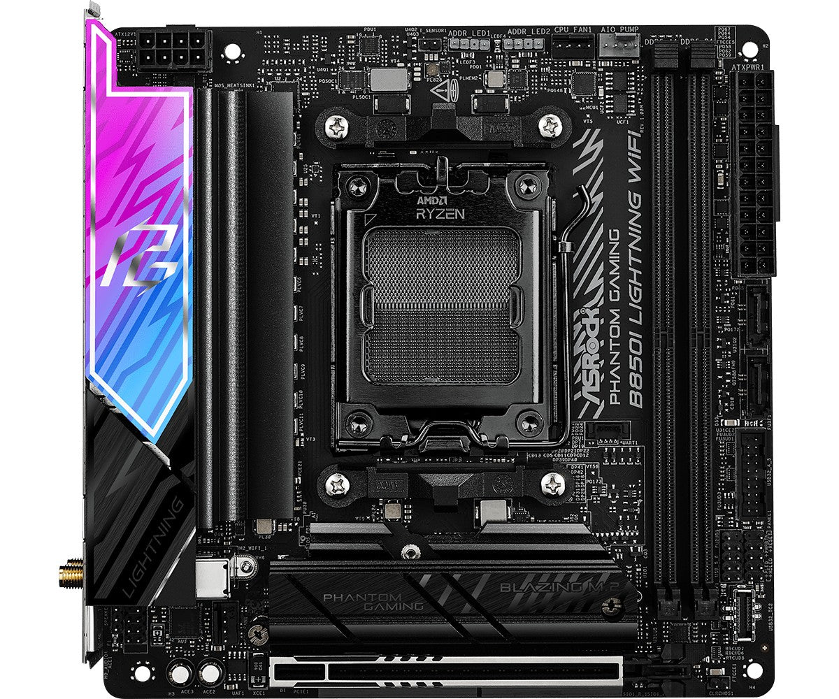ASRock B850I Lightning WiFi Carte mere Mini ITX pour processeurs AMD Ryzen 7000 Series