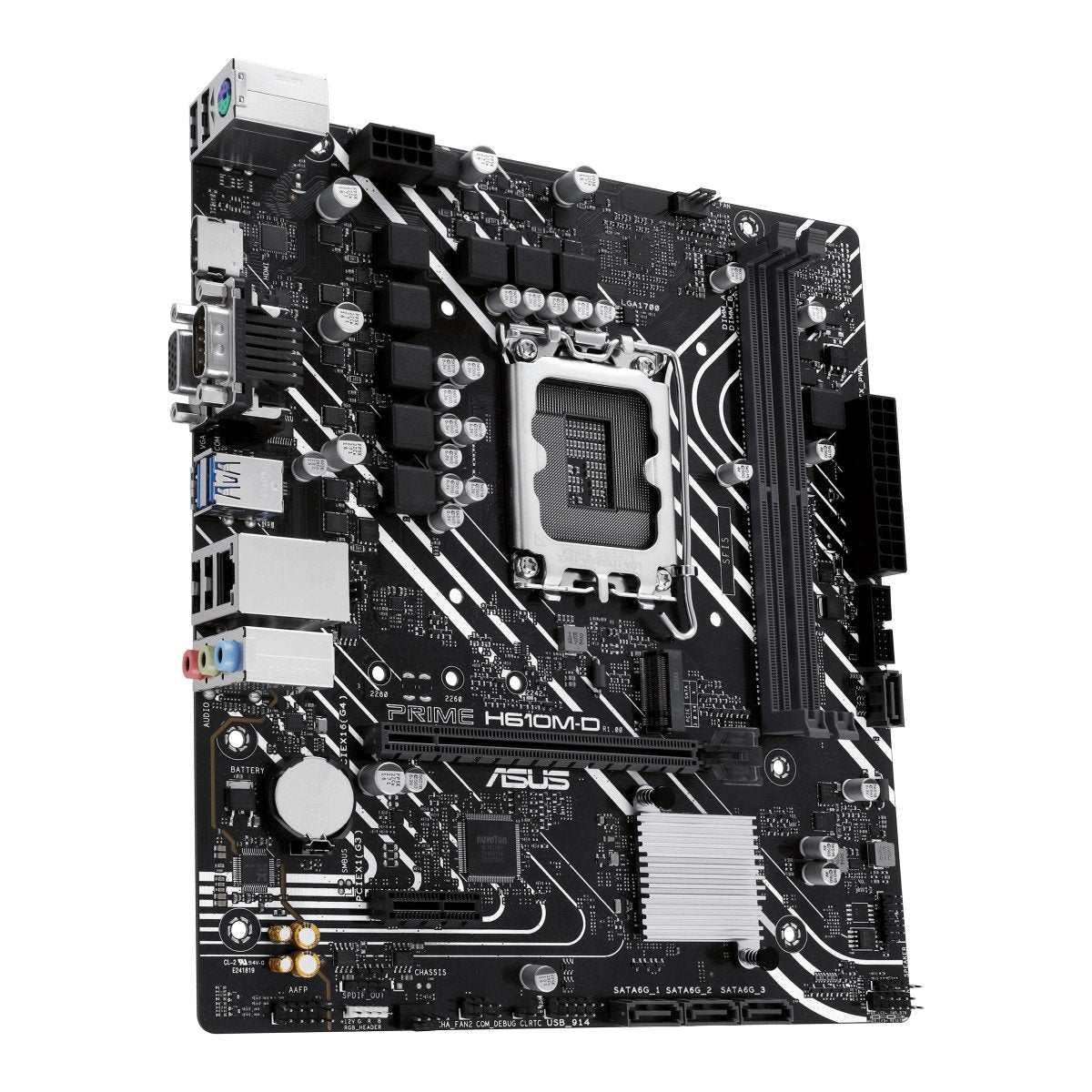 ASUS PRIME H610M-D LGA 1700 2DDR5 microATX 4xSATA MB 1xHDMI 2.1 1xD-Sub 1xM.2
