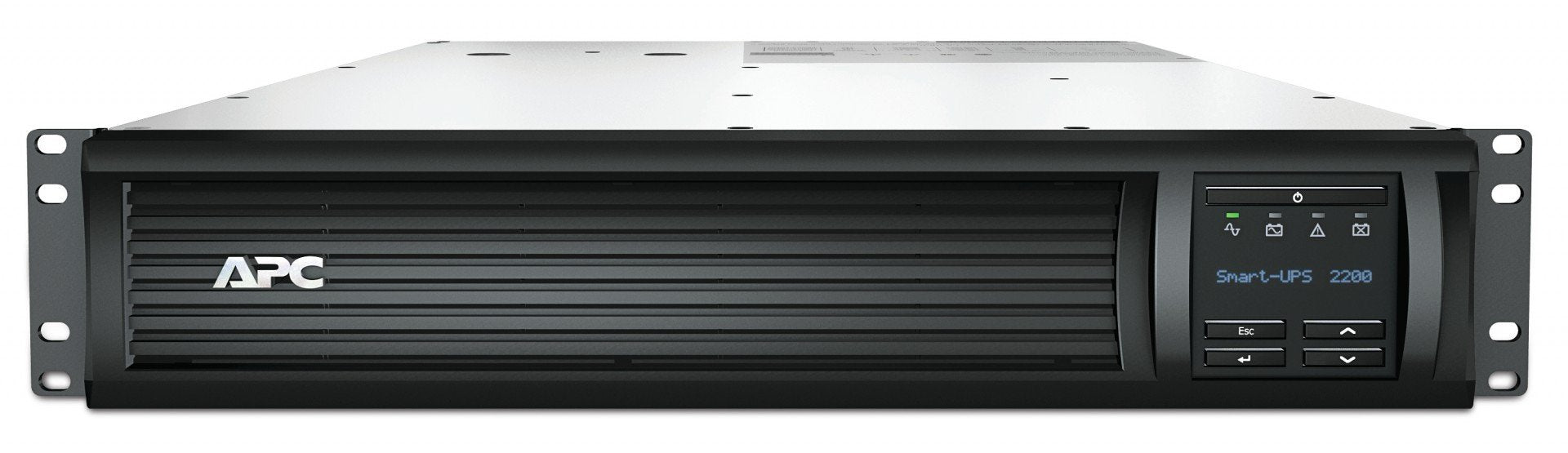 APC Smart-UPS SMT 2200VA LCD RM with SmartConnect UPS Rack AC 230V 1980Watt 2200VA RS-232 USB output connectors 9 2U