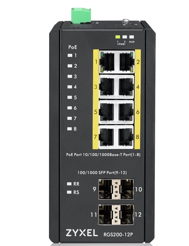 ZYXEL RGS200-12P MANAGED 240W POE SWITCH