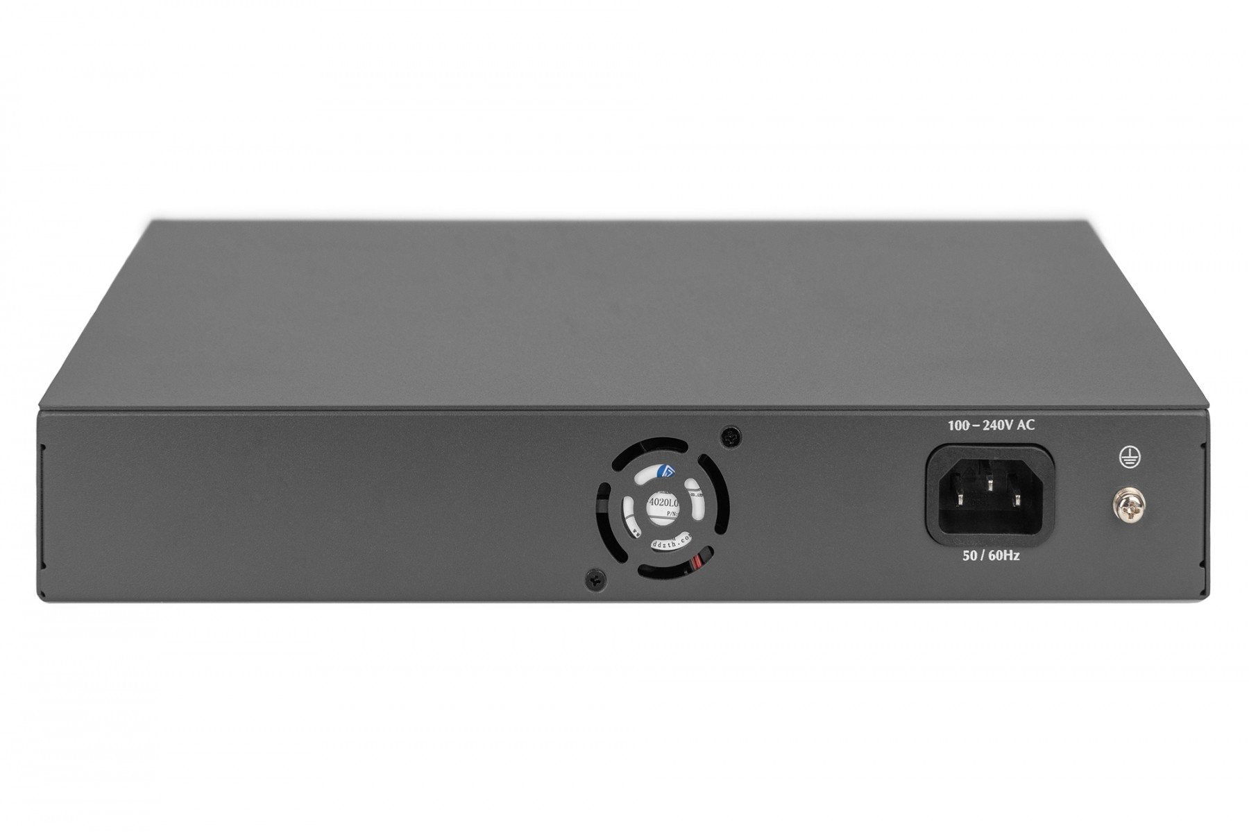 Digitus DN-95355 commutateur réseau Non-géré Gigabit Ethernet (10/100/1000) Connexion Ethernet, supportant l'alimentation via ce port (PoE) 1U Noir