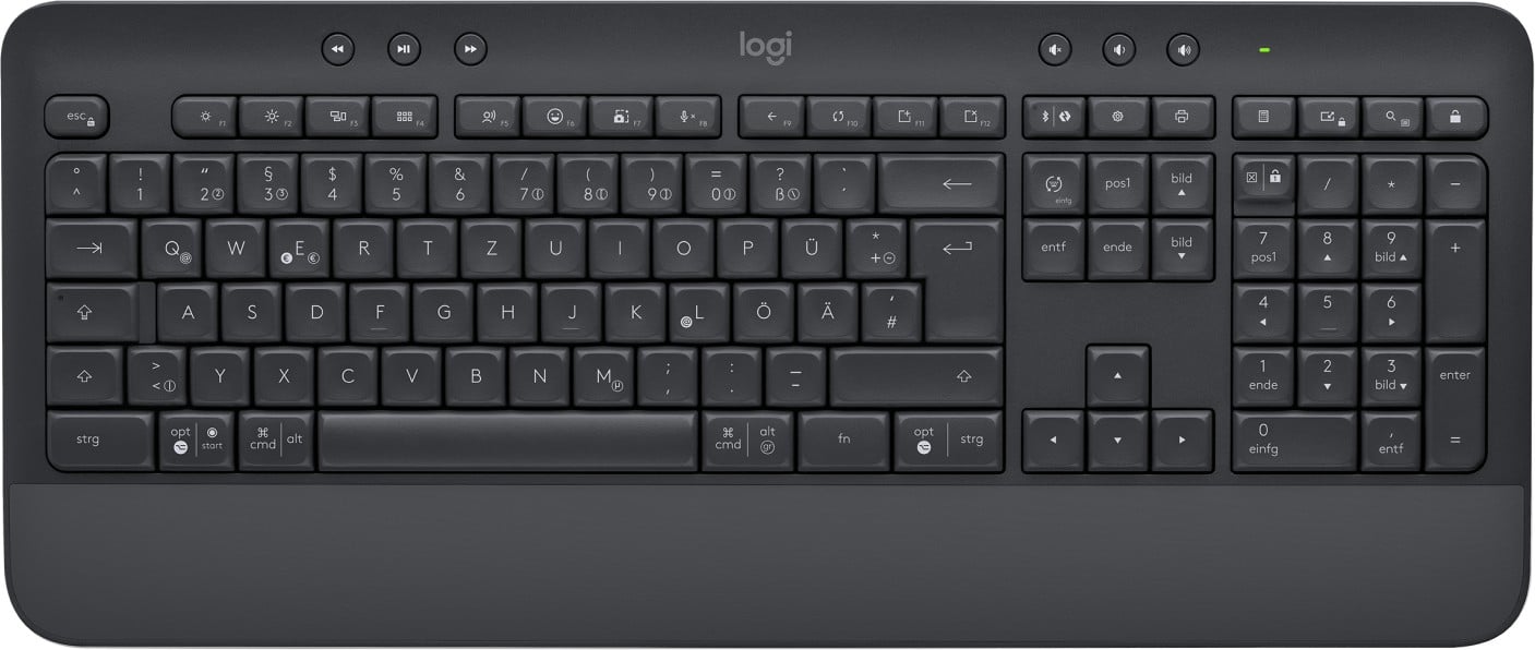 Logitech Signature K650 clavier Bureau Bluetooth QWERTZ Allemand Graphite