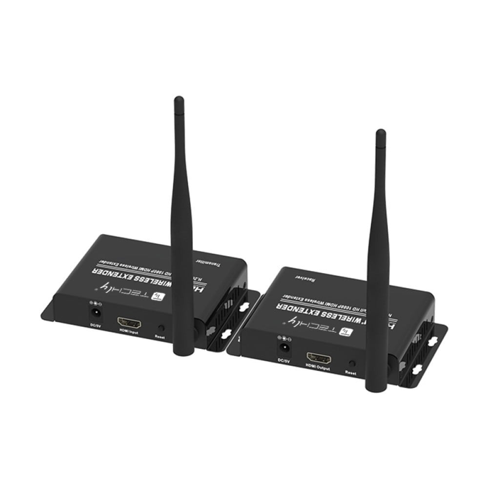 Techly IDATA HDMI-WL55 Extenseur HDMI sans fil 1.3 1080p60Hz jusqu'a 50m 5.8GHz