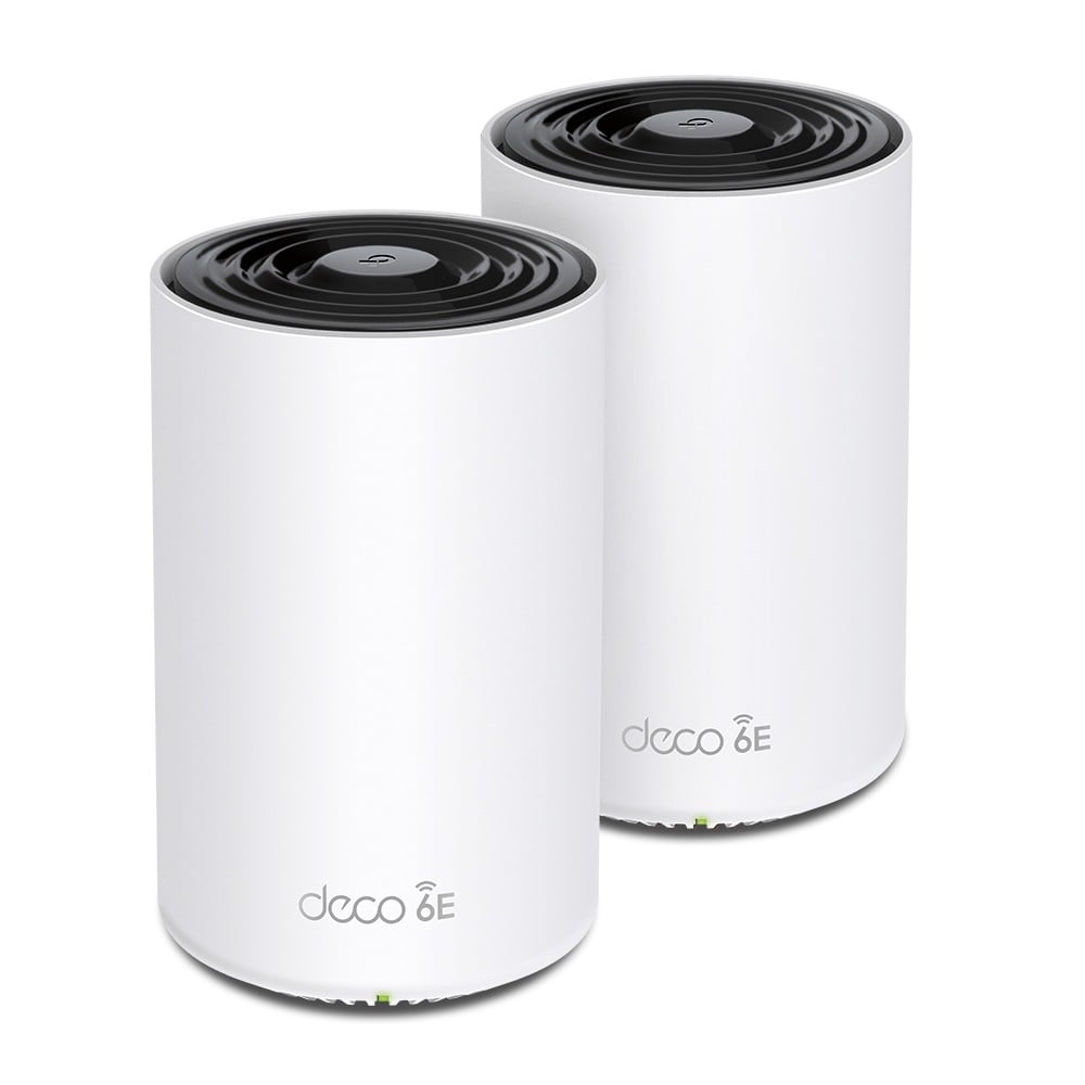 TP-LINK AXE5400 Whole Home Mesh Wi-Fi 6E System Tri-Band 574Mbps at 2.4GHz + 2402Mbps at 5GHz + 2402Mbps at 6GHz