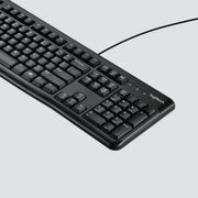 Logitech K120 clavier USB QWERTZ Suisse Noir