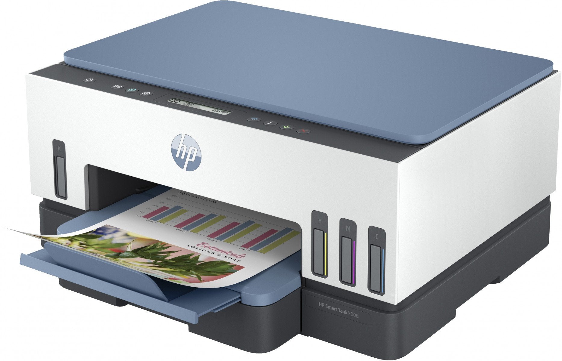 HP Smart Tank 7006 All-in-One MFP colour inkjet refillable 216x297mm A4 13ppm Copy 15ppm Print 250sheets USB Wi-Fi Bluetooth