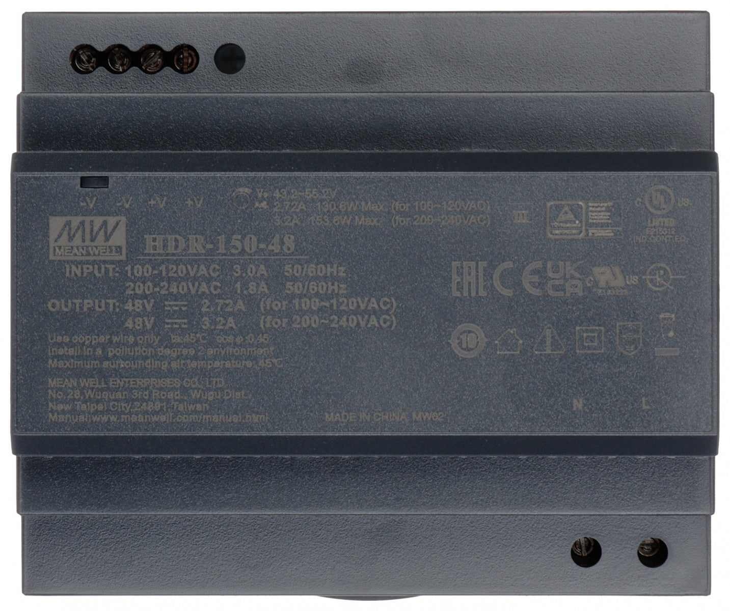 Hikvision DS-KAW150-4N Adaptateur secteur 150W 48V