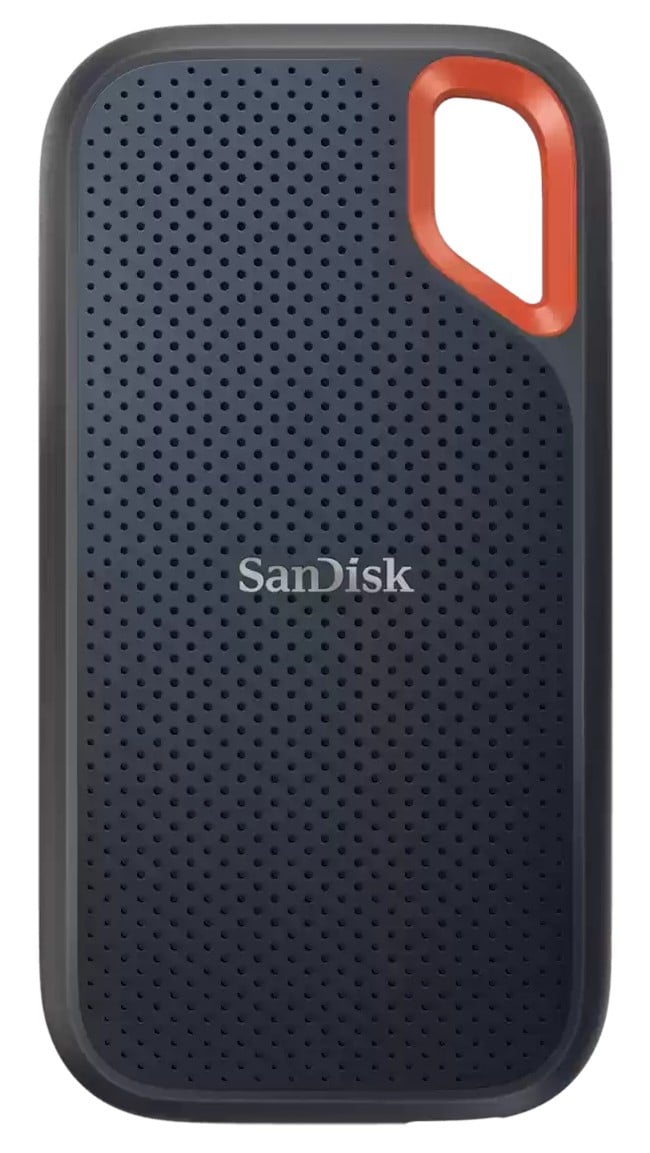 SANDISK Extreme 8To Portable SSD up to 1050Mo/s Read and 1000Mo/s Write Speeds USB 3.2 Gen 2 2-meter drop protection and IP55