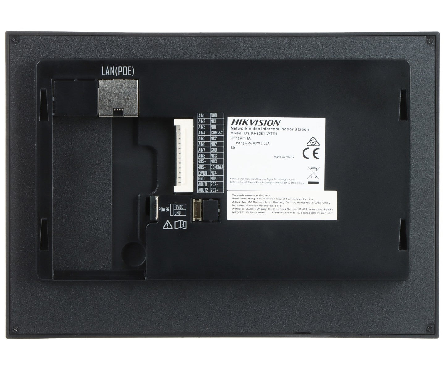Hikvision DS-KH8381-WTE1 Station intérieure série 8