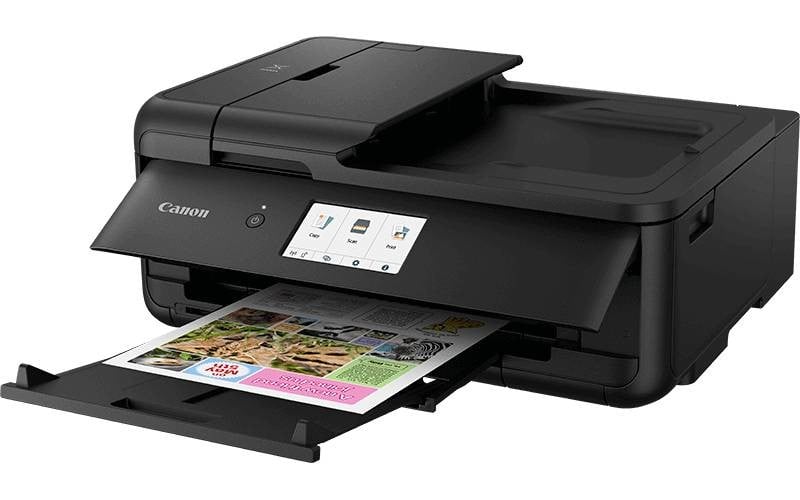 CANON PIXMA TS9550A MFP colour inkjet A4 A3 15ipm Print 200sheets USB LAN Wi-Fi Black