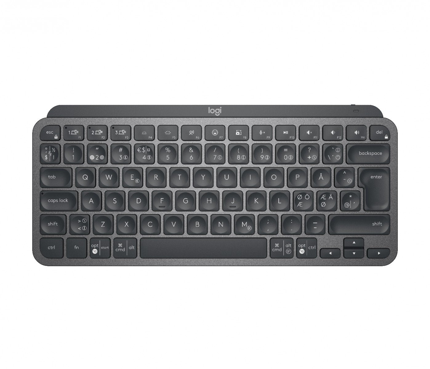 Logitech 920-010492 clavier Universel RF sans fil + Bluetooth QWERTY Nordique Graphite
