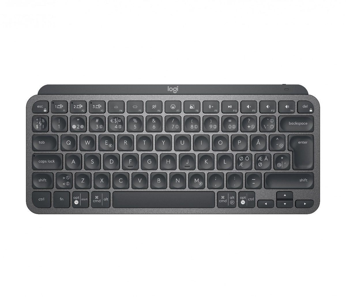 Logitech 920-010492 clavier Universel RF sans fil + Bluetooth QWERTY Nordique Graphite