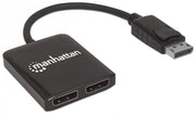 Manhattan 207768 Répartiteur DisplayPort 1/2 Ultra UHD MST