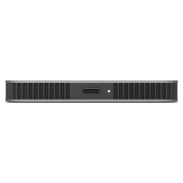 LACIE Mobile Drive HDD USB-C 1To 2.5p Moon Silver with USB-C cable