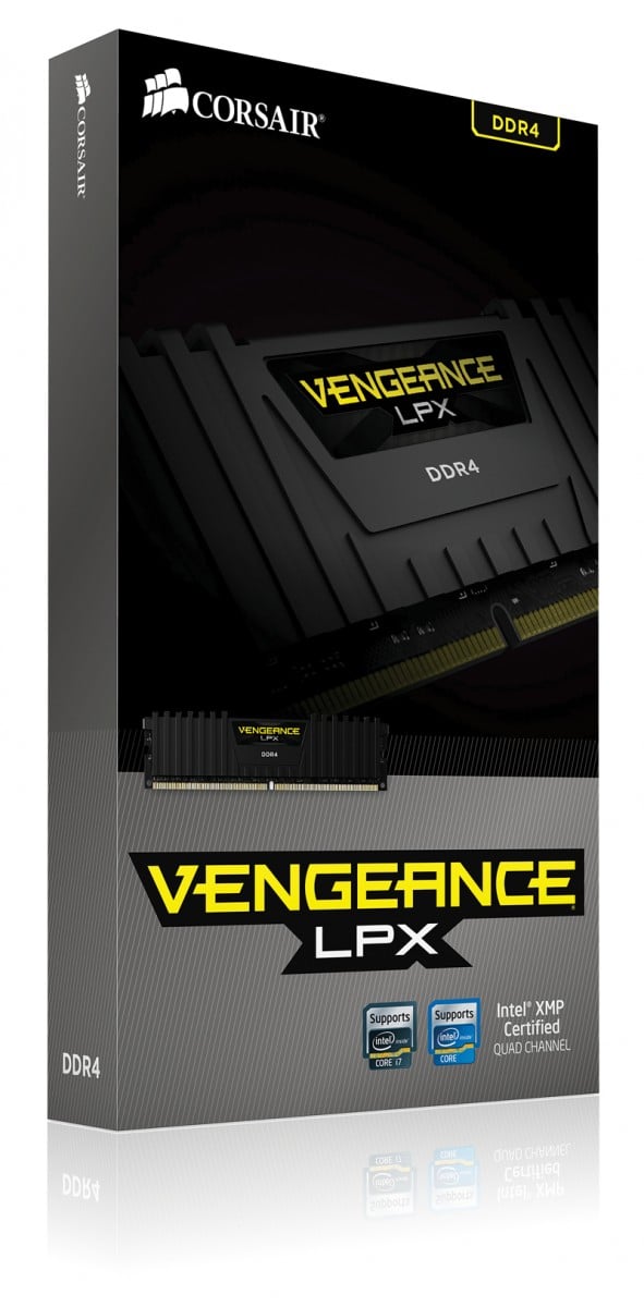 Corsair Vengeance LPX - 32GB - 32 Go - 4 x 8 Go - DDR4 - 2666 MHz - 288-pin DIMM - Noir