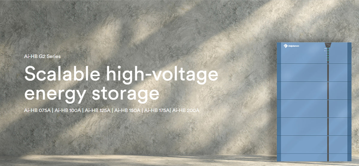 Solplanet AI-HB_BMS_G2 Modele de contrôle de banque d'énergie AI-HB_2.56LG-HVbox G2 (HB-01), possibilité de connecter jusqu'a 8 modules de stockage, HBC00000000